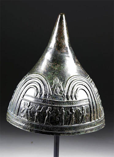 由Artemis（阿尔特米斯）实验室检测的Urartu（乌拉尔图）青铜头盔。