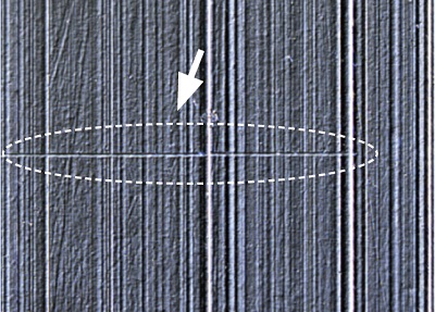 Can damage the sample’s surface