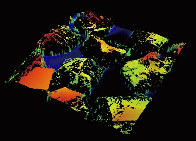 Has difficulty capturing rough surface shapes