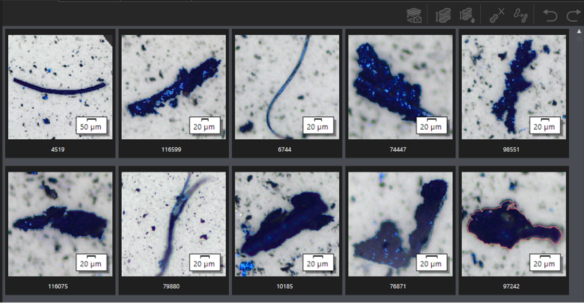 CIX100 检测系统的检测数据一览表