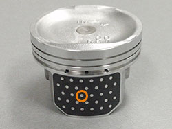 Trennfugen am Kolben