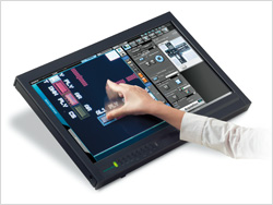 DSX100 Microscope GUI touch screen capability operation