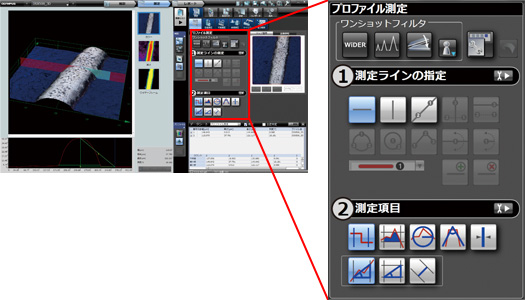 ３Ｄプロファイル測定