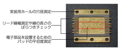 製品各部の計測を高精度に測定が可能です。