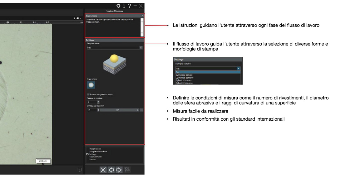 Soluzione Misura dello spessore dello strato