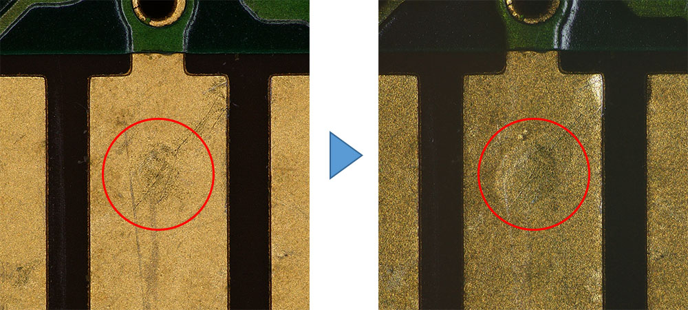 ①偏斜観察によるソリューション