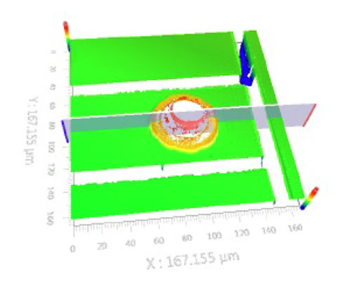 3D image using a white-light interferometer