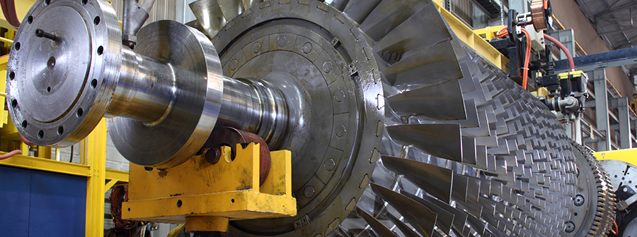 Figure 1—The rotating parts of a turbine require regular inspection to maintain safety and efficient operation.