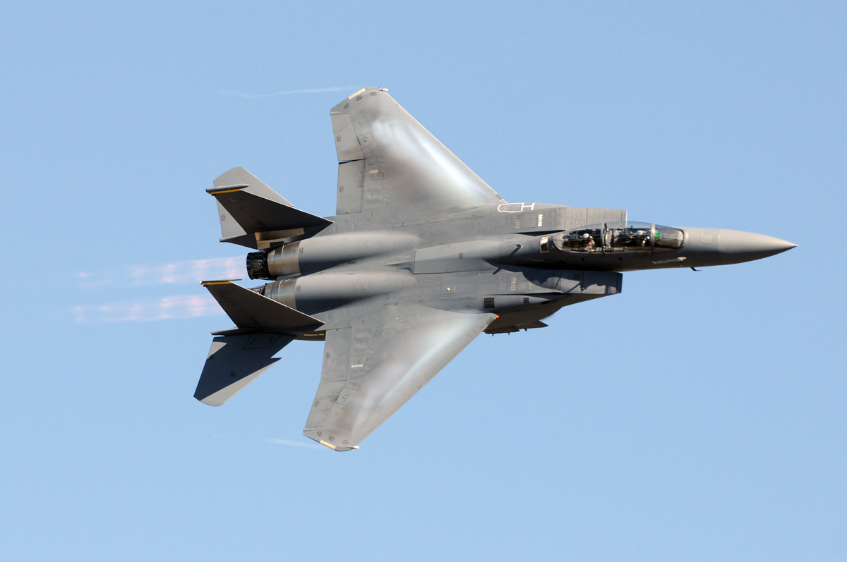 Jet dell'Air Force a alta velocità
