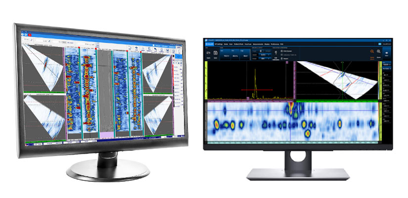 对比两款NDT检测软件：用于高级焊缝检测分析的WeldSight和用于基本相控阵超声检测数据分析的OmniPC