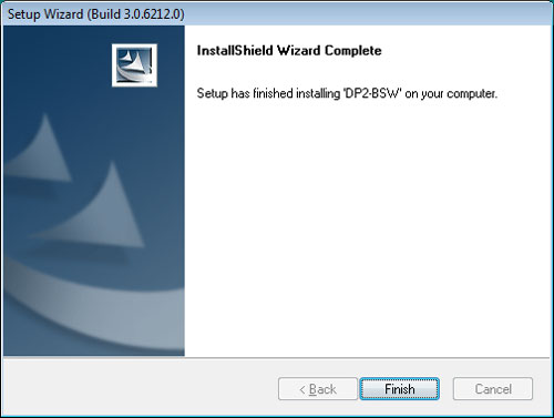DP2-BSW install complete