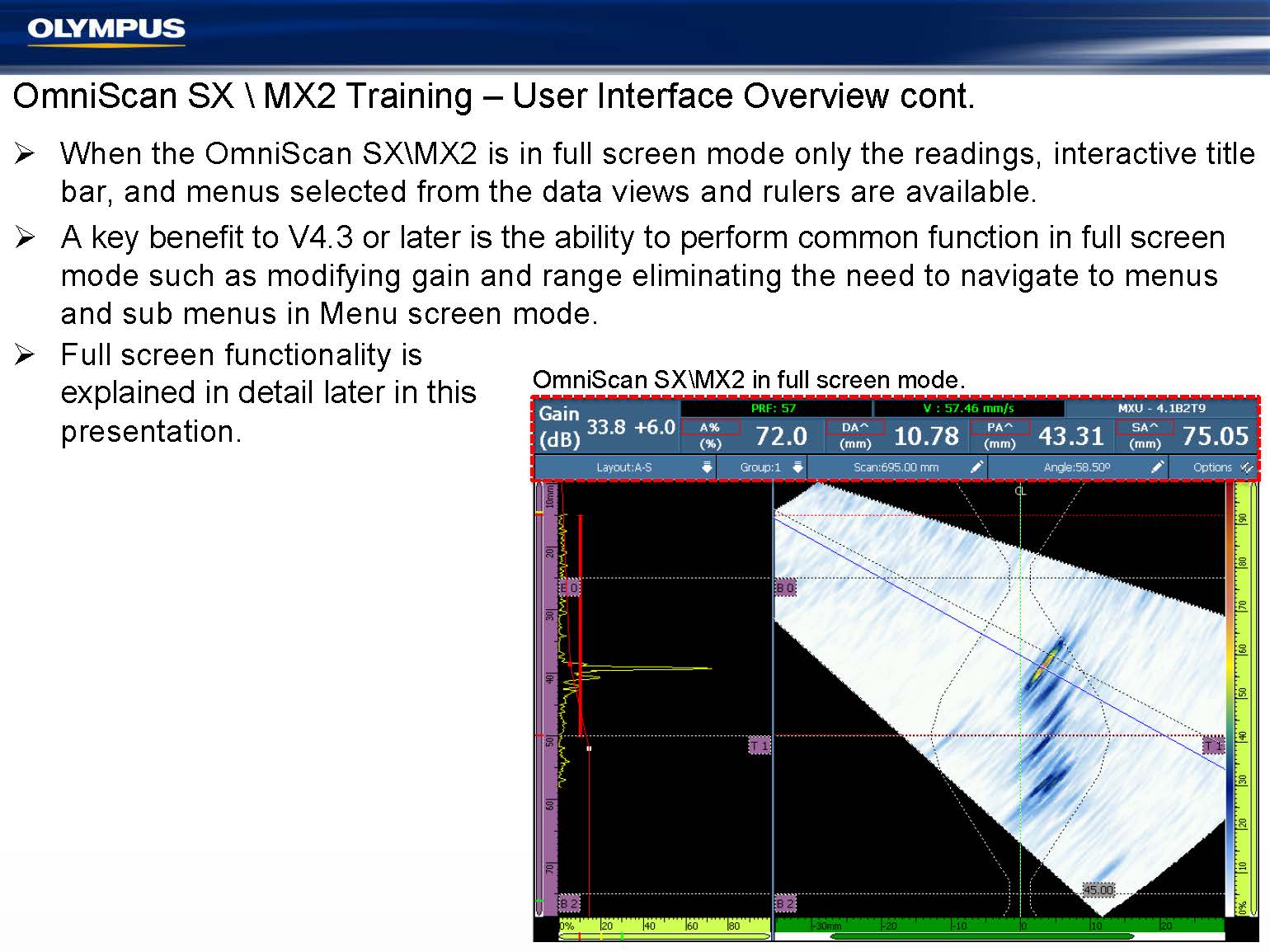 OmniScan MX2トレーニング