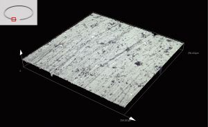Piston ring / Area roughness measurement 