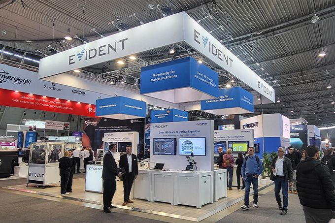 Evident booth at Control 2024