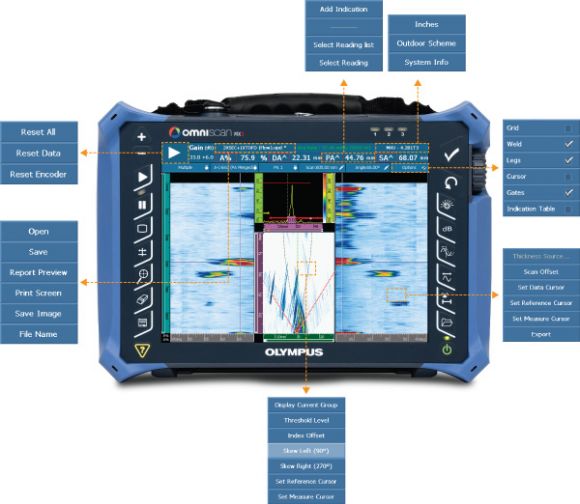 用于OmniScan MX2的MXU软件