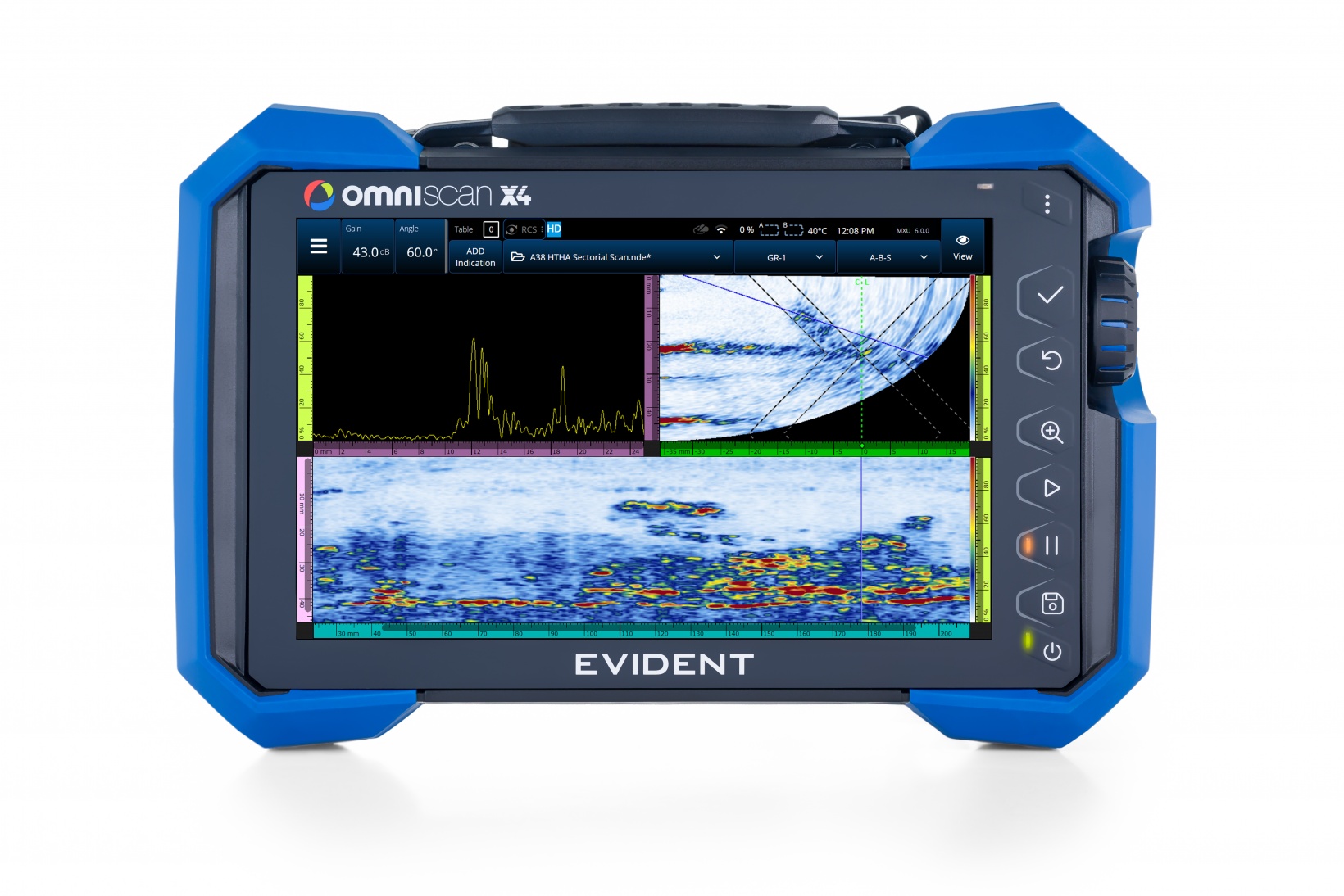 Phased array flaw detector for corrosion inspection