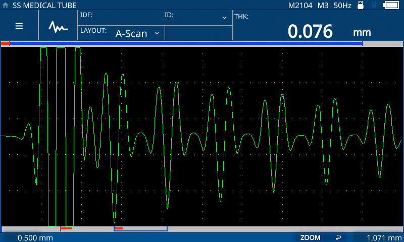 Medidor de espesores para la fabricación
