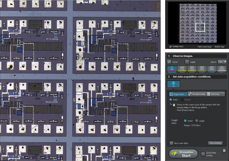 The OLS5500’s intuitive software interface supports fast, reliable, and repeatable measurements at scale for users of all levels