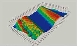 磨损轨道的3D轮廓测定法