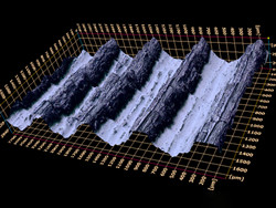 3D表面视图（粗糙度检测用样品）