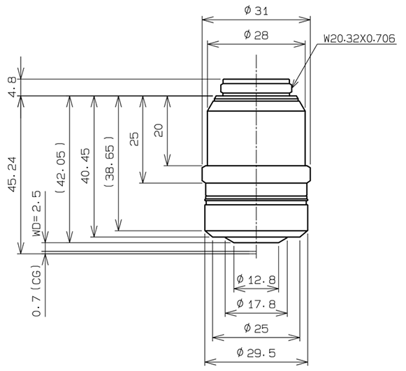 Dimensiones de LCPLFLN50xLCD Dimensiones de LCPLFLN50xLCD