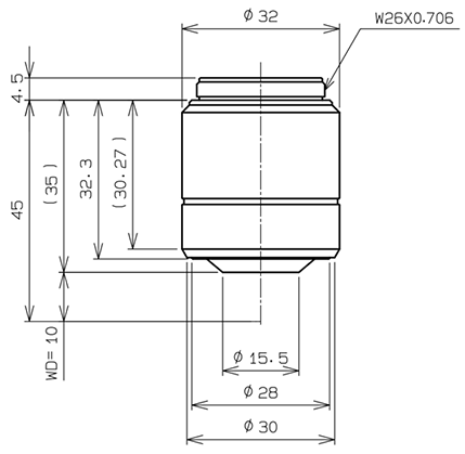 lLMPLFLN10xBD Dimensions lLMPLFLN10xBD Dimensiones