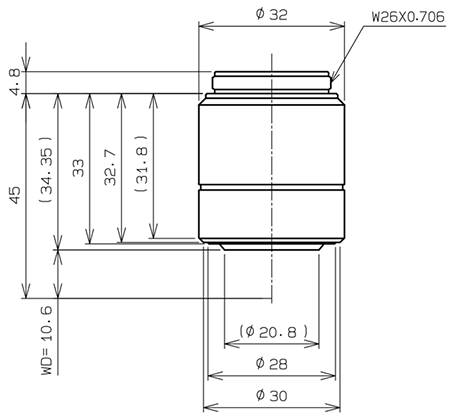 LMPLFLN50xBD Dimensions Dimensiones del LMPLFLN50xBD