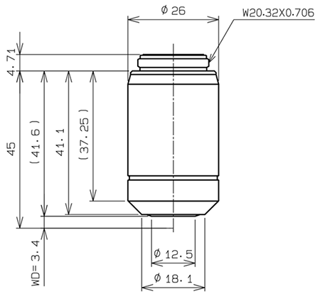 LMPLFLN100x Dimensions LMPLFLN100x Dimensions