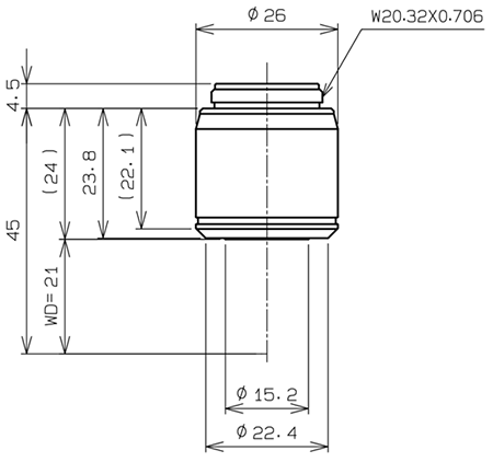 LMPLFLN10x Dimensions LMPLFLN10x Dimensions