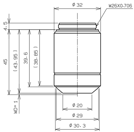 Dimensiones de MPLFLN100xBD Dimensiones de MPLFLN100xBD