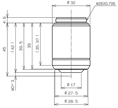 Dimensiones de MPLFLN20xBD Dimensiones de MPLFLN20xBD
