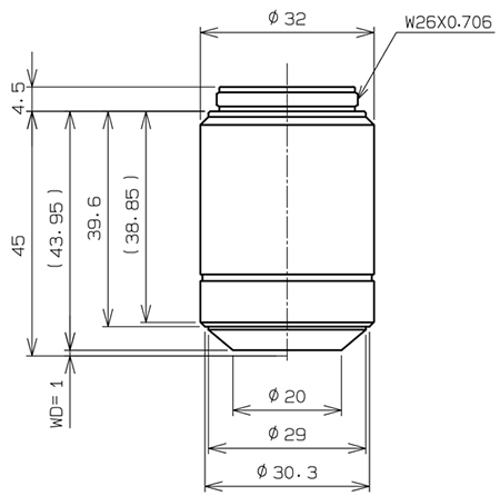 Dimensiones de MPLFLN50xBD Dimensiones de MPLFLN50xBD