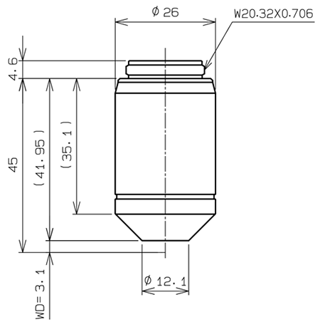 MPLFLN20x Dimensions MPLFLN20x Dimensions