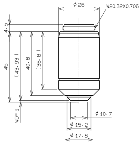 MPLFLN50x Dimensions MPLFLN50x Dimensions