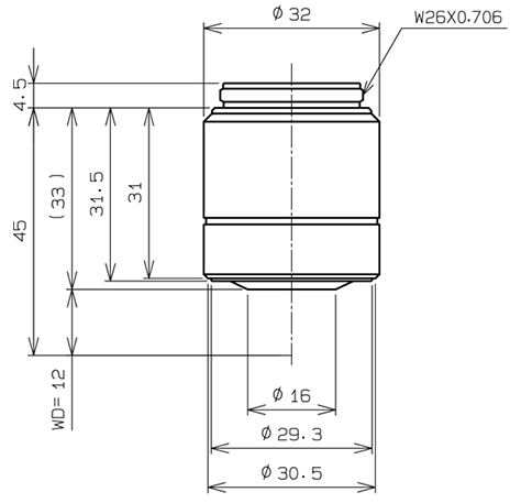 MPLN5xBD Dimensions