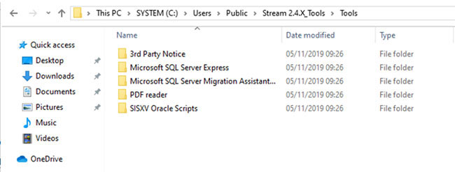You can find several tools for Stream 2.4.2 in the subfolders of Tools.