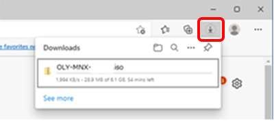 Download status is shown below