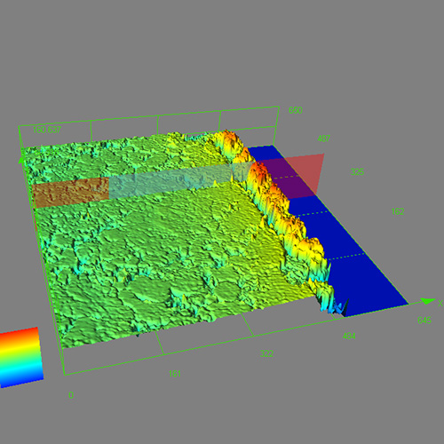 金属工件毛刺_3D剖面图