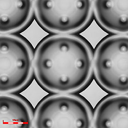 Gray scale mask 凸 ob50×