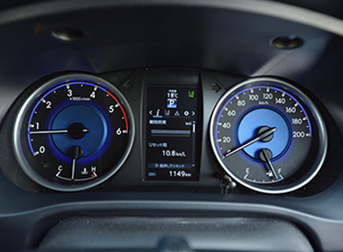 Meter cover (measurement of the surface, at the site marked with the red circle)