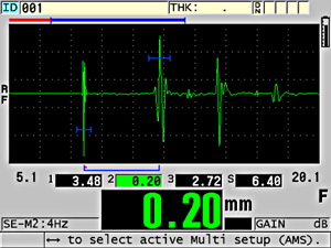 Barrier layer (frequency domain measurement)