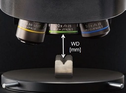 Long working distance objective lens
