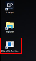 Lounch the DP2-AVS-Accessory on the desktop