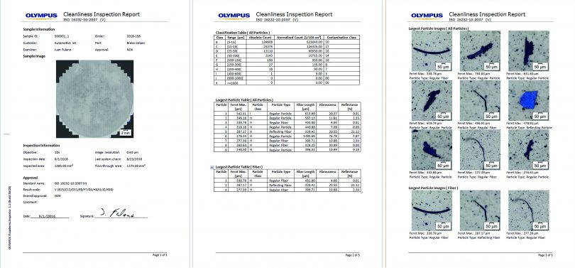 工業用清浄度の適合性