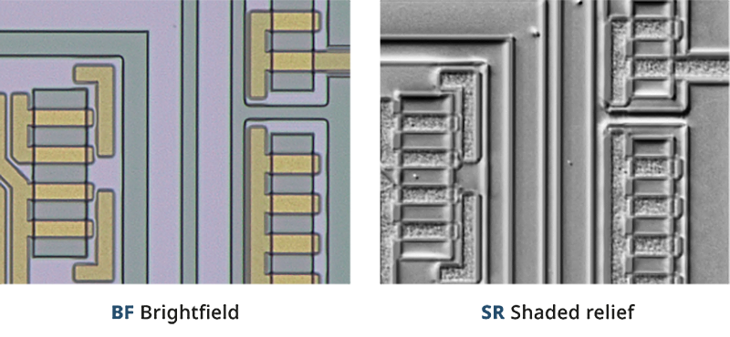 Shaded relief observation on the DSX2000 digital microscope