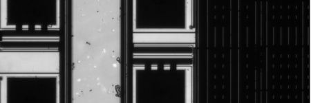 半導体チップの透過IR画像