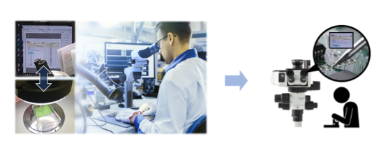 Digital projection microscope technology for medical device assembly